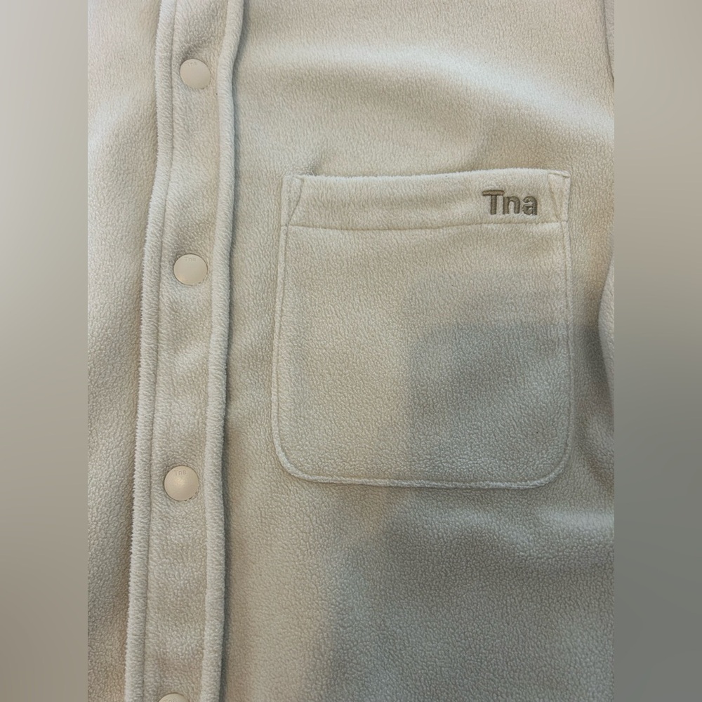 Aritzia TNA Polar Shirt Jacket Button Up Utility Long Sleeve Top - Picture 5 of 6